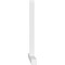 Ekena Millwork Portland Architectural Grade PVC Gable Bracket, 96"W x 52"H x 4"D x 4"F, 13/12 Pitch GBP096X52X0404POR00 - alternate 3
